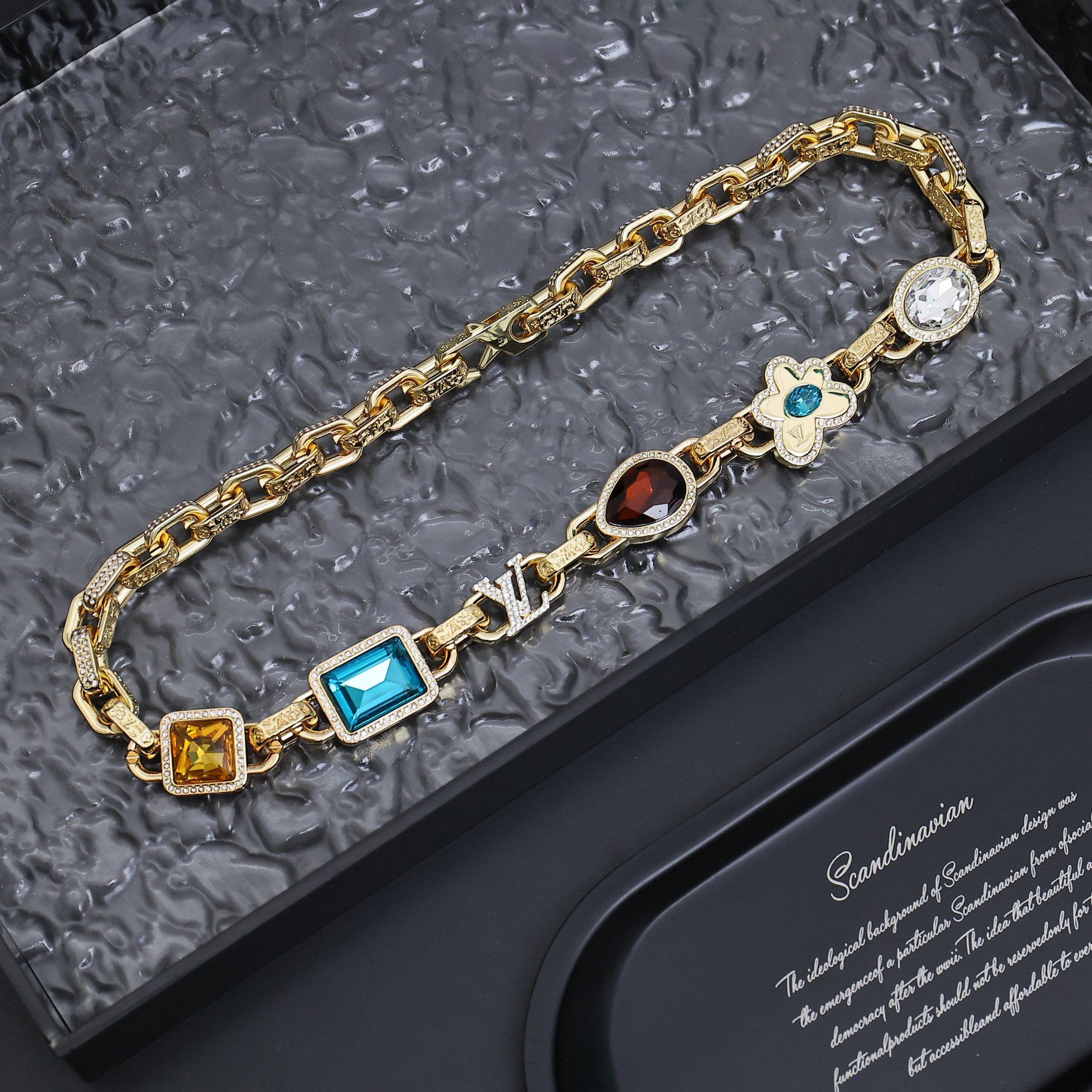 【LOUIS VUITTON】ネックレス、新しいネックレス万能シンプルファッションオーナメント 240728-BRAND OFF