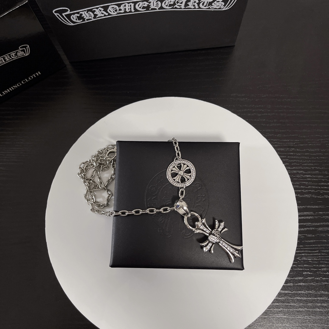 【CHROME HEARTS】ネックレス、新しいネックレス万能シンプルファッションオーナメント240812-BRAND OFF