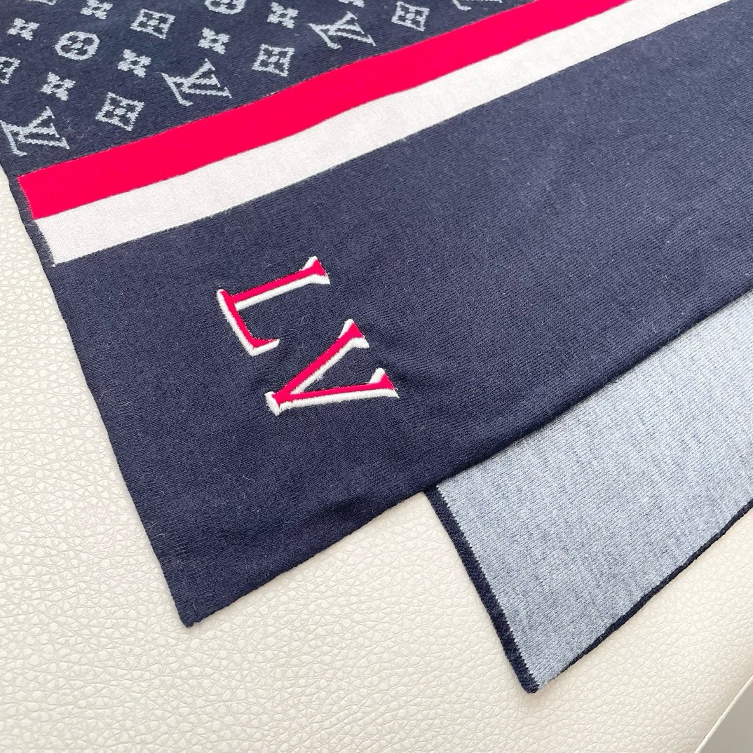 【LV LOUIS VUITTON ルイ·ヴィトン】 スカーフ 180*32cm  241107-BRAND OFF