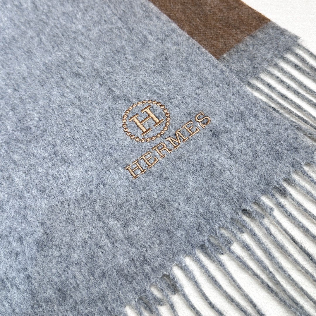 【HERMES エルメス 】スカーフ   30*180CM  241109-BRAND OFF