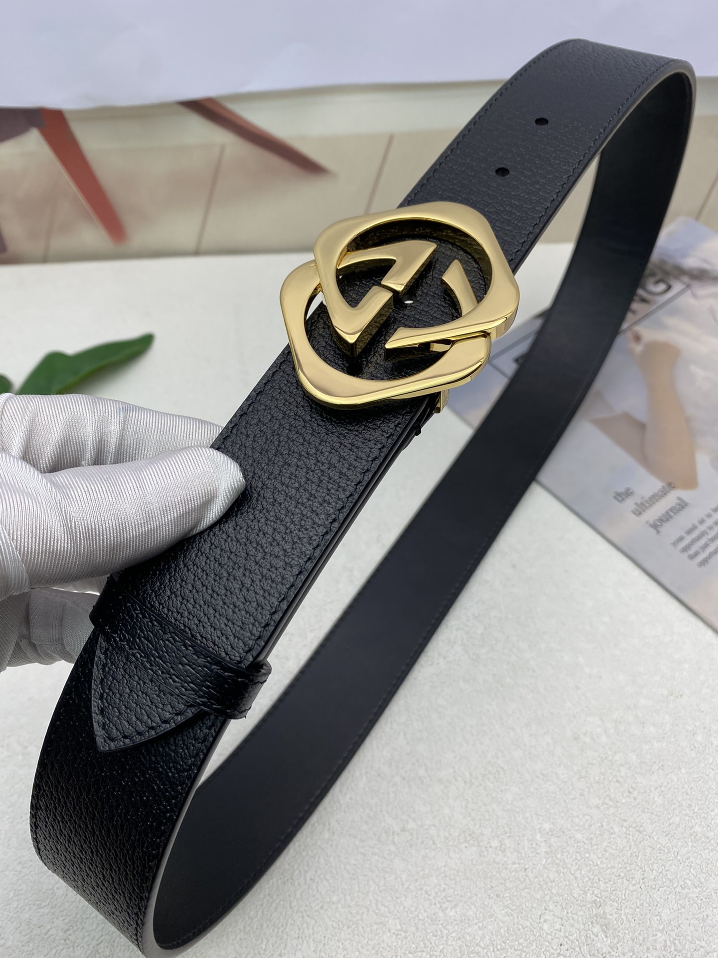 【GUCCI】(クッチ) 3.8cm   ベルト メンズ-BRAND OFF