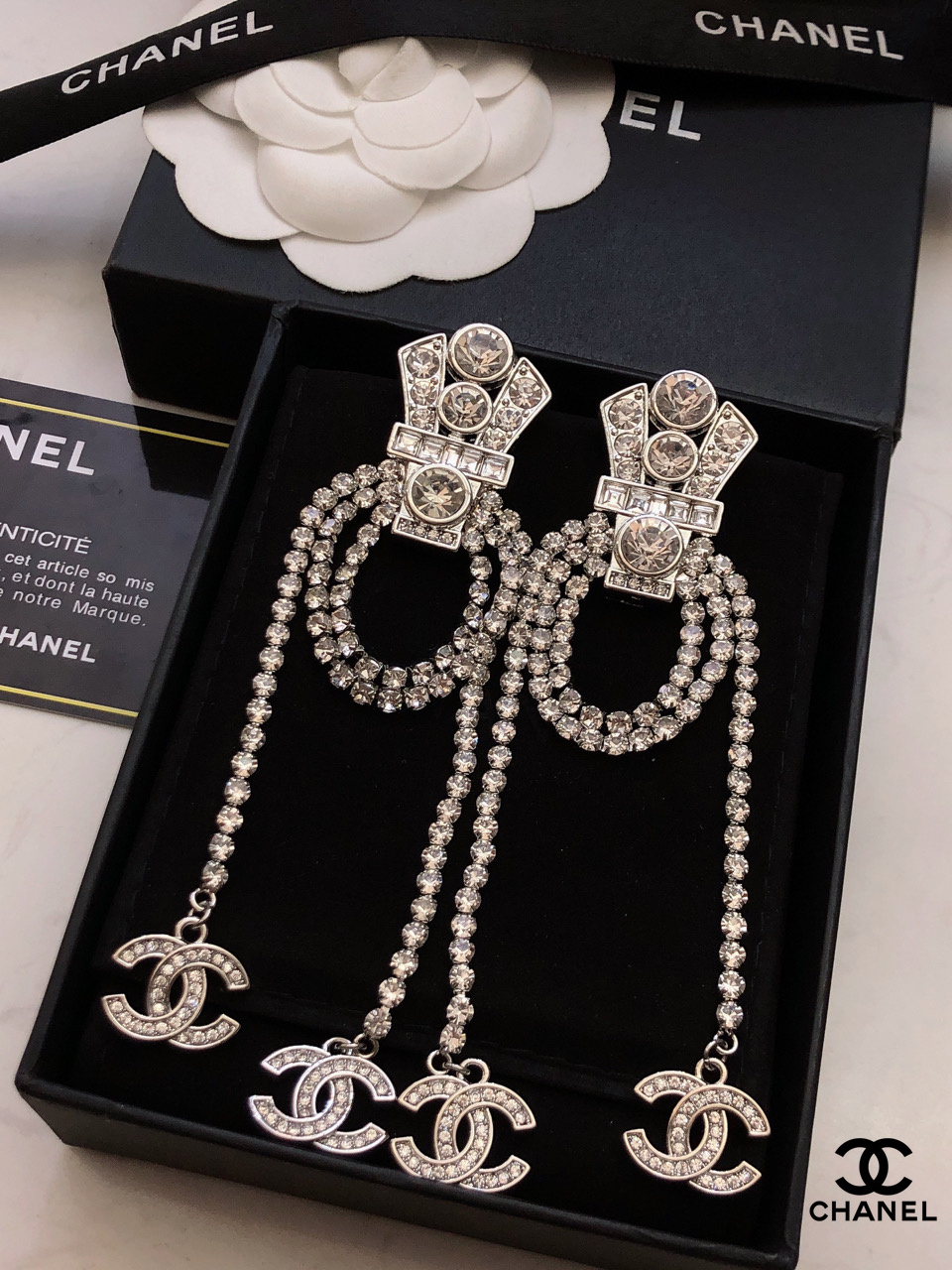 【CHANEL 】 シャネル   ファッションスタイルのイヤリング-BRAND OFF