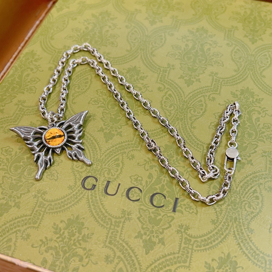 【GUCCI 】ネックレス、新しいネックレス万能シンプルファッションオーナメント-BRAND OFF