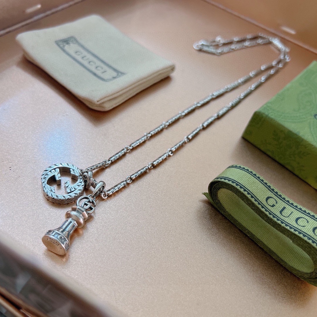 【2026】【GUCCI】ネックレス、新しいネックレス万能シンプルファッションオーナメント-BRAND OFF