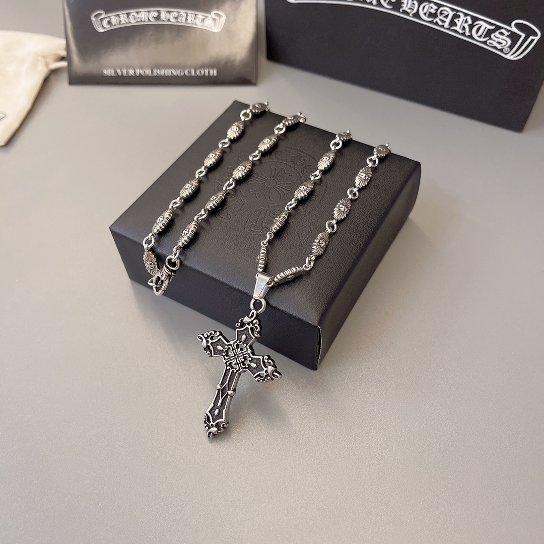 【CHROME HEARTS】クロムハーツ、新しいネックレス万能シンプルファッションオーナメント 2471-BRAND OFF