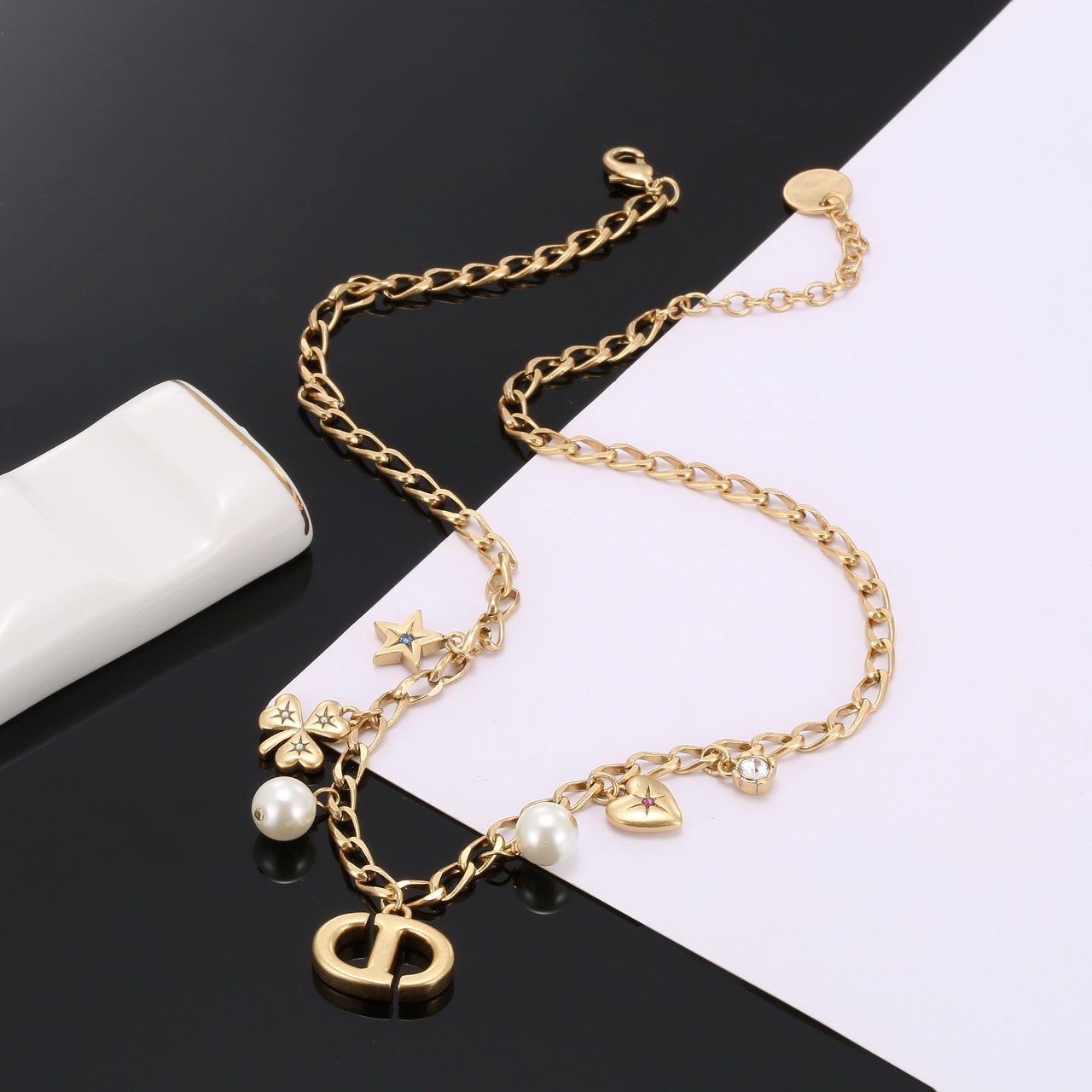 【DIOR】ネックレス、新しいネックレス万能シンプルファッションオーナメント-BRAND OFF