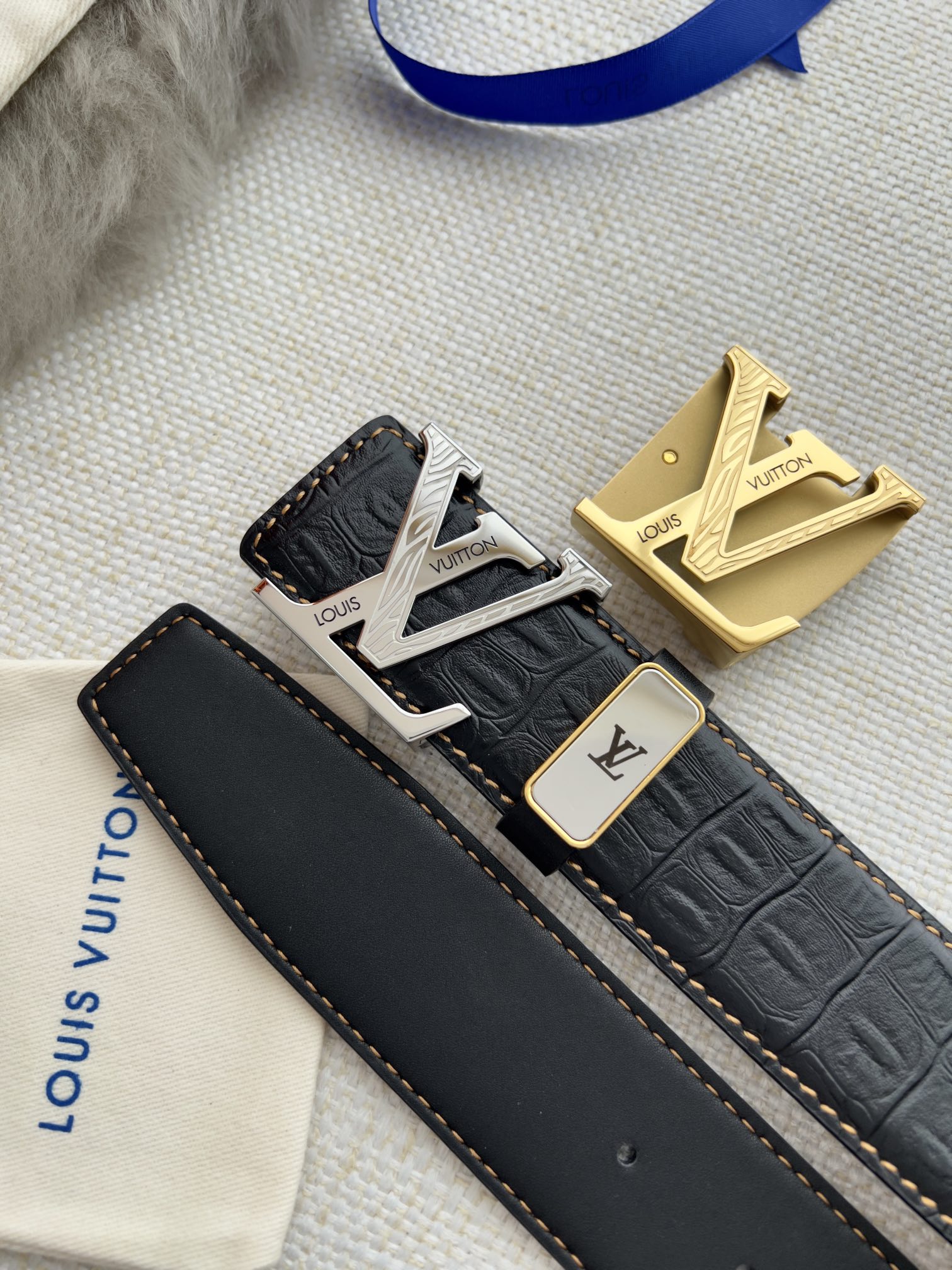 【2026】LV【LOUIS VUITTON】(ルイヴィトン) 3.8cmベルト メンズ  24706-BRAND OFF