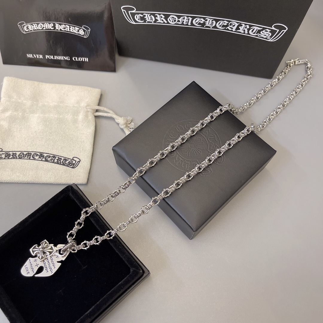 【CHROME HEARTS】ネックレス、新しいネックレス万能シンプルファッションオーナメント  241014-BRAND OFF