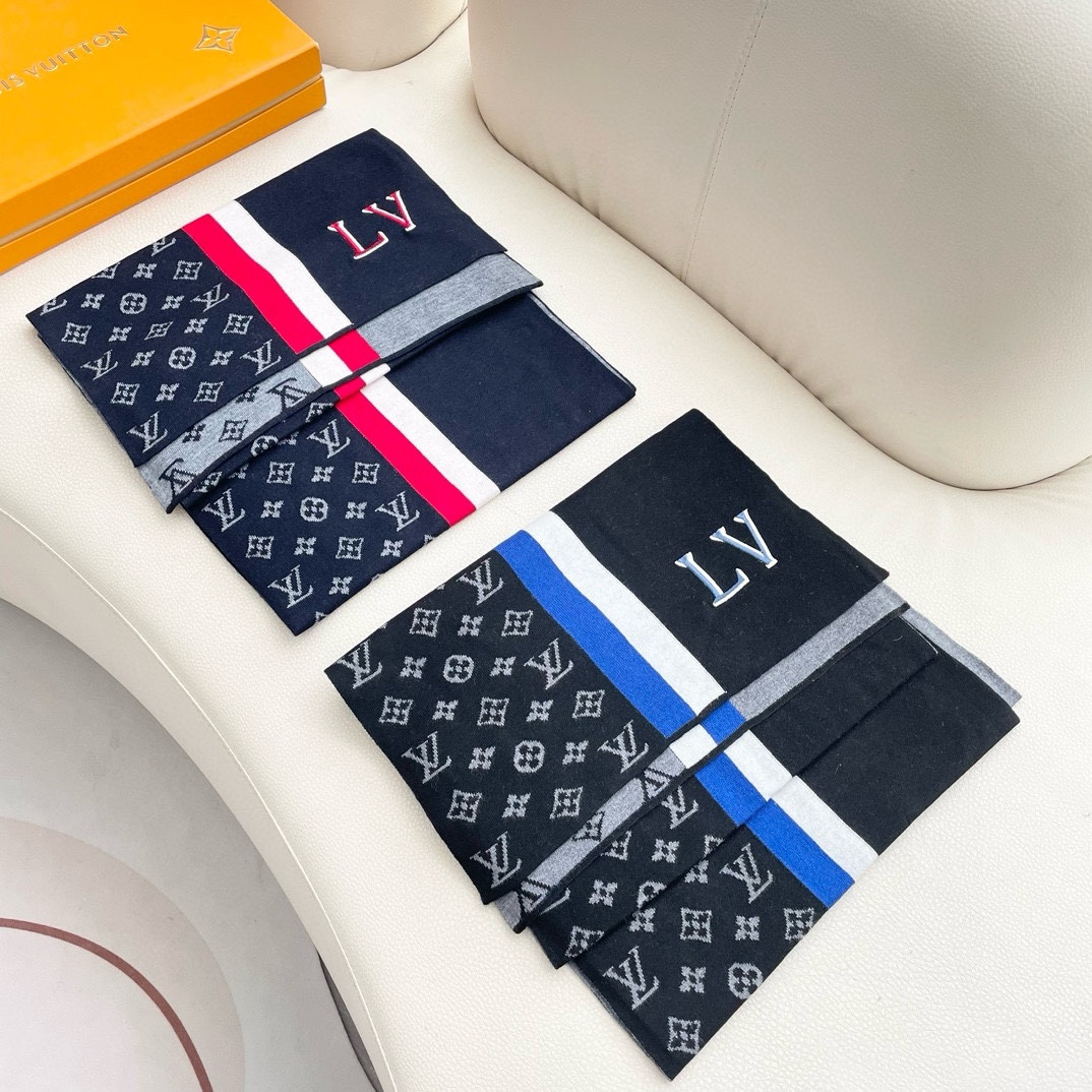 【LV LOUIS VUITTON ルイ·ヴィトン】 スカーフ 180*32cm  241107-BRAND OFF