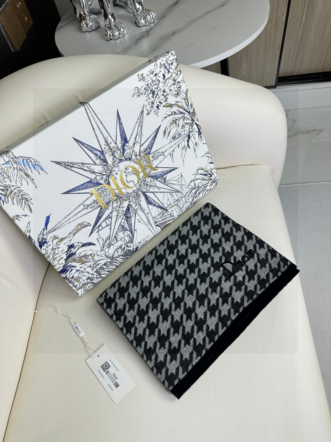 【DIOR  ディオール 】スカーフ32*180cm  241108-BRAND OFF
