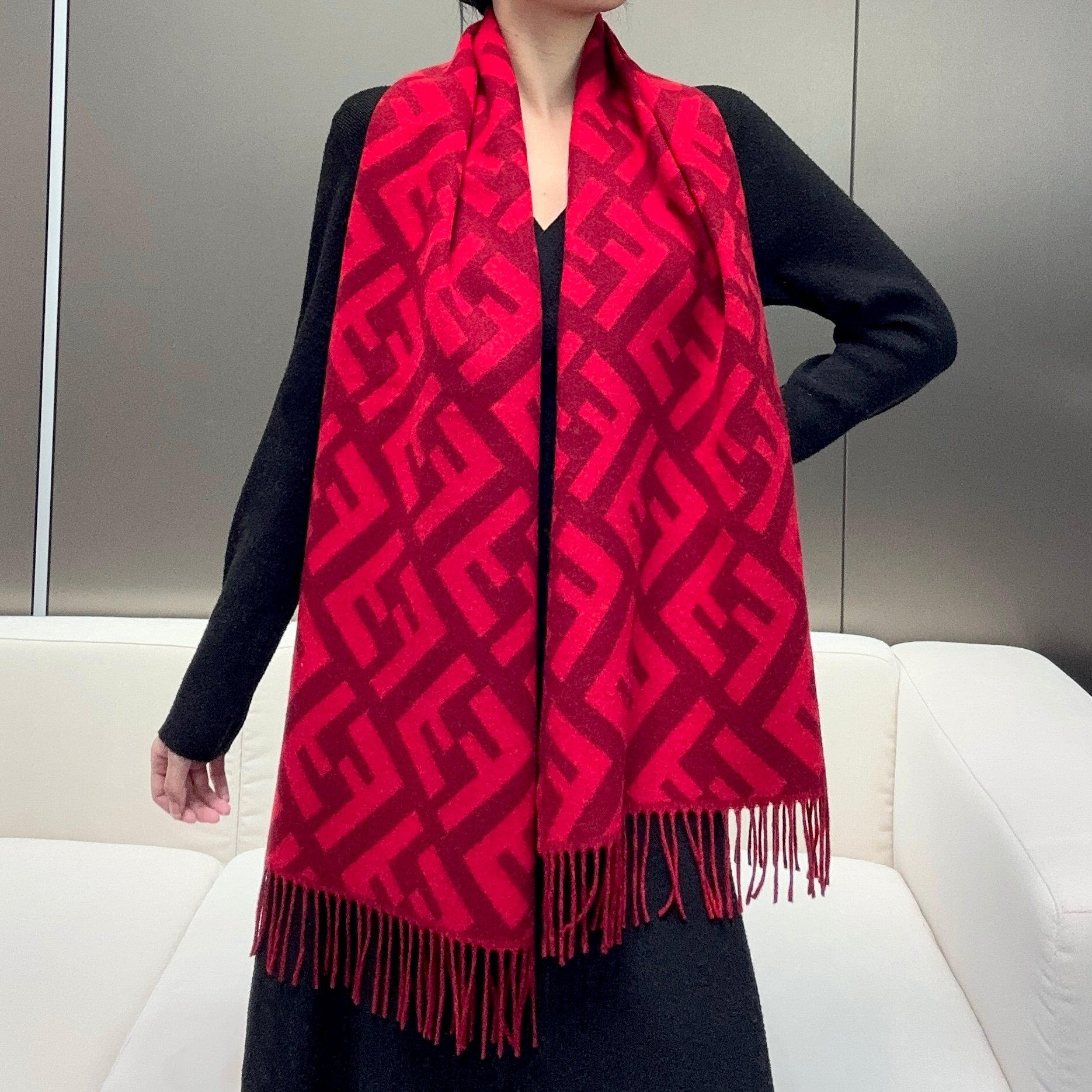 【FENDI  フェンディ】スカーフ45*170CM   241109-BRAND OFF