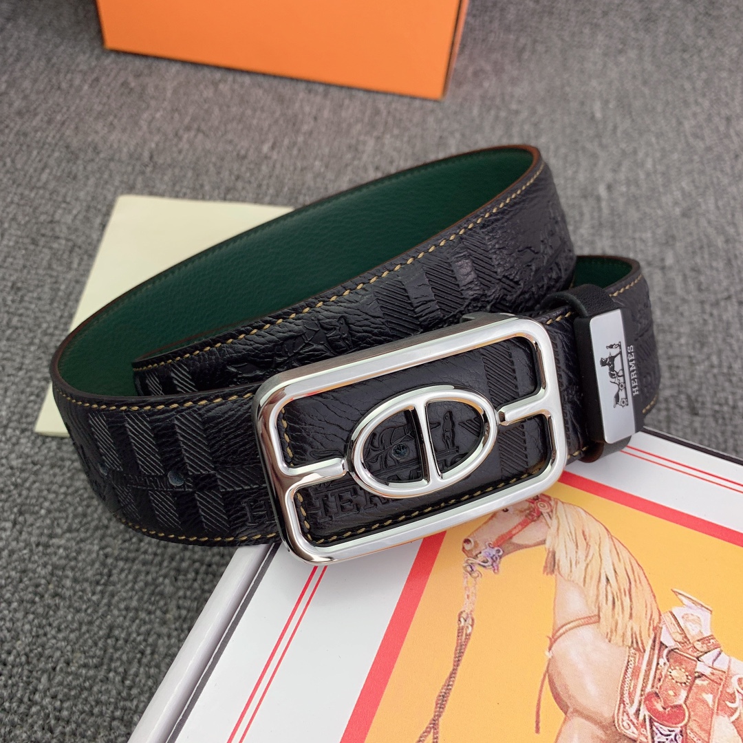 【HERMES】(エルメス) 3.8CM ベルト メンズ-BRAND OFF