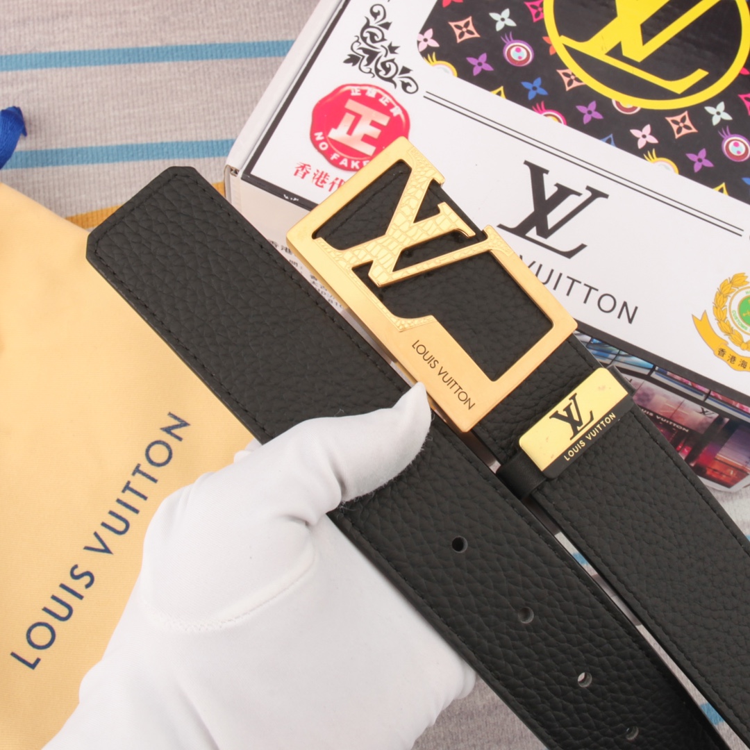 【LOUIS VUITTON】(ルイヴィトン) 3.8cm   ベルト メンズ-BRAND OFF
