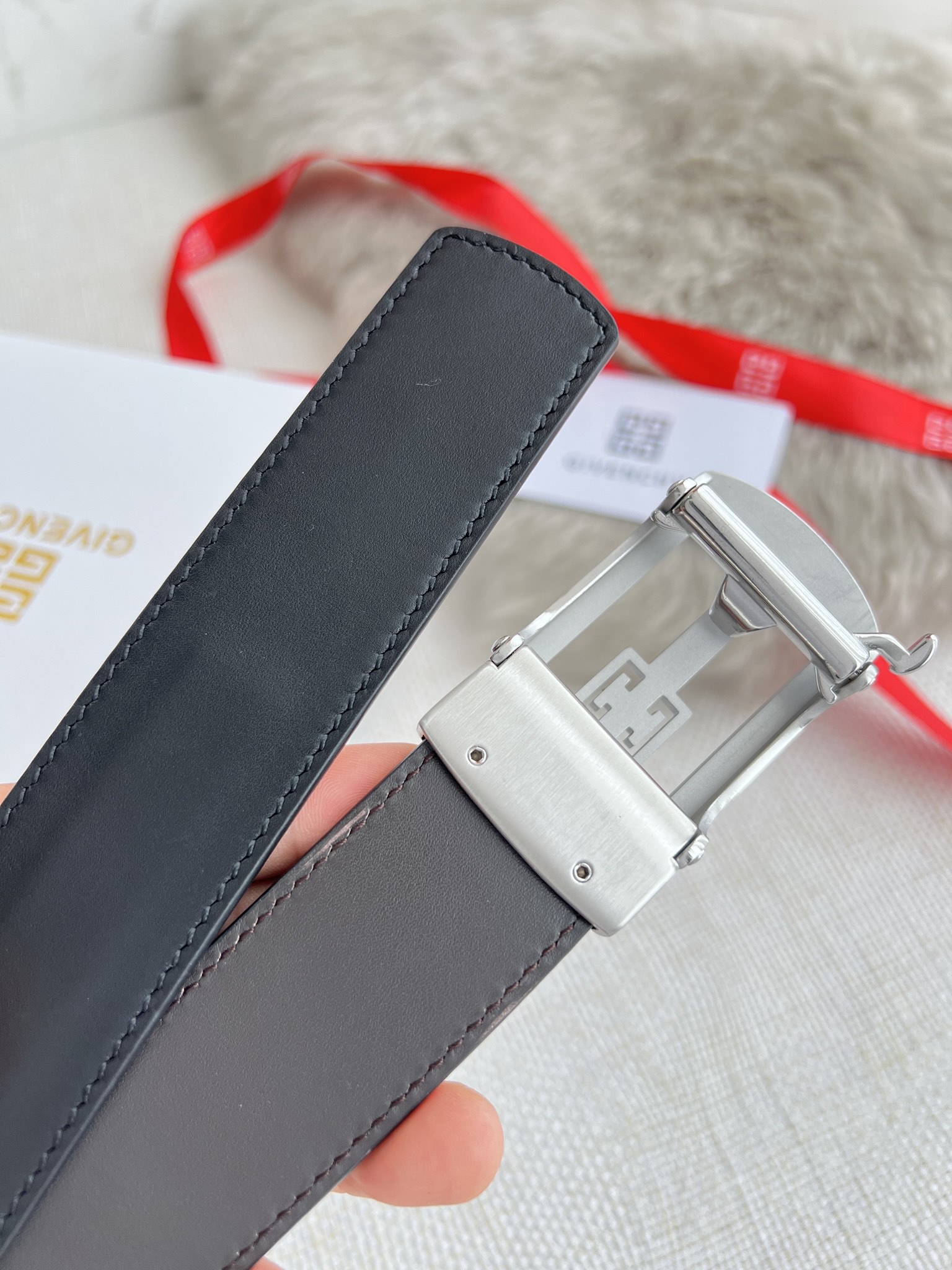 【GIVENCHY】(ジバンシー) 3.5cmベルト メンズ-BRAND OFF