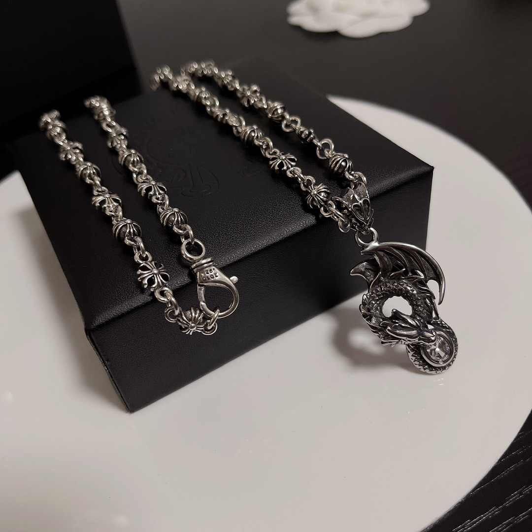 【2026】【CHROME HEARTS】ネックレス、新しいネックレス万能シンプルファッションオーナメント-BRAND OFF
