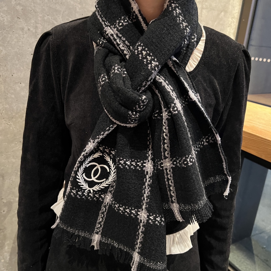 【2026】【CHANEL  シャネル 】スカーフ30*180CM-BRAND OFF