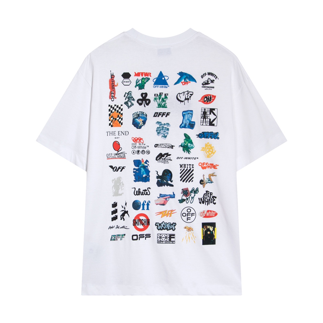 【OFF-WHITE 公式旗艦店】オフホワイト  Tシャツ ご好評に付き再入荷！-BRAND OFF