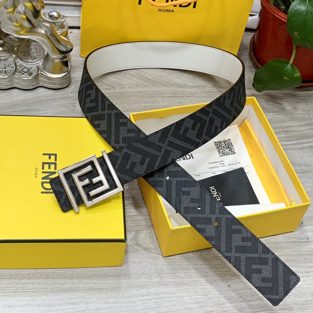【2026】【FENDI】(フェンディ) 3.5cm   ベルト メンズ-BRAND OFF