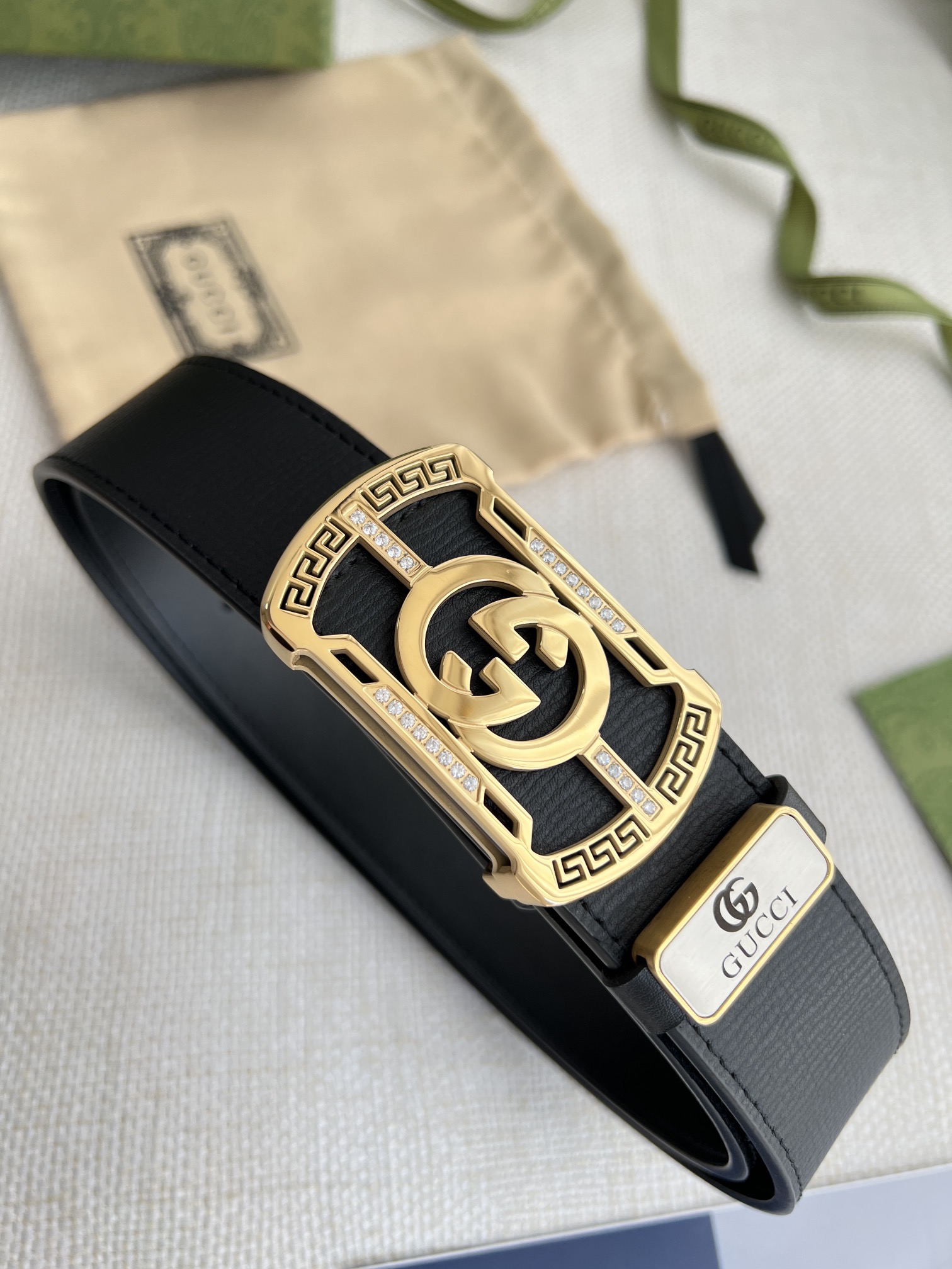 【GUCCI】(クッチ) 3.8cm   ベルト メンズ-BRAND OFF