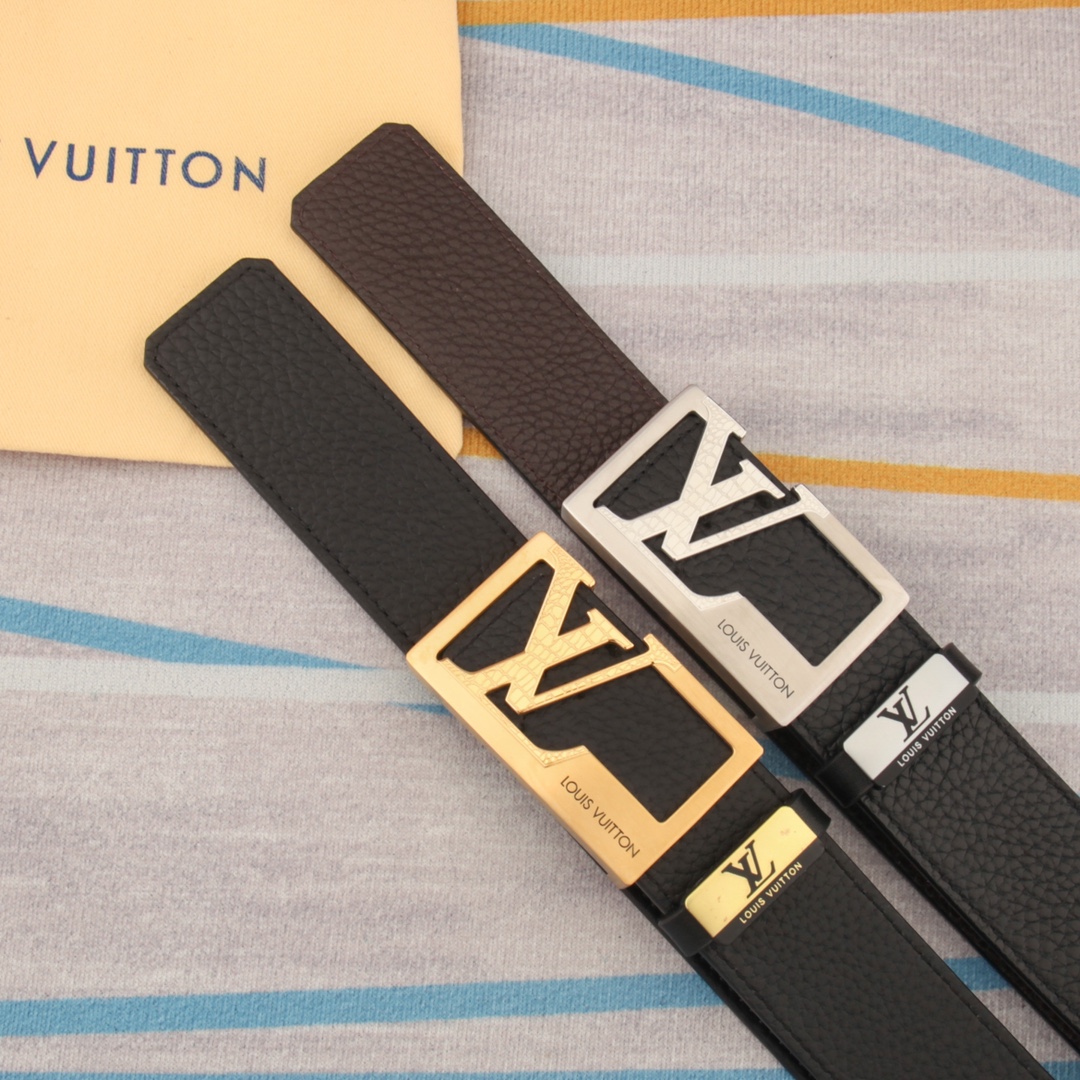 【LOUIS VUITTON】(ルイヴィトン) 3.8cm   ベルト メンズ-BRAND OFF