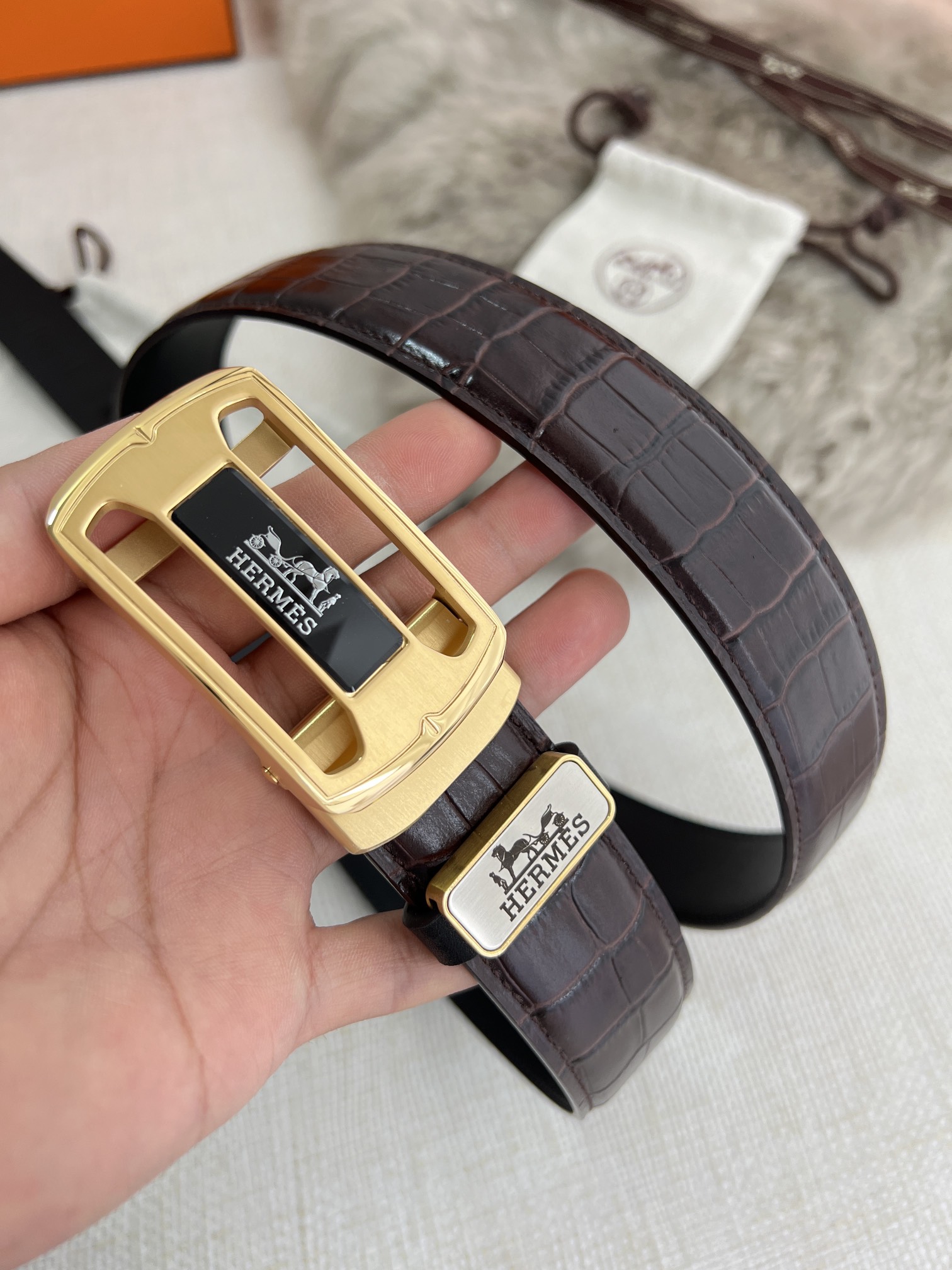 【2026】【HERMES】(エルメス) 3.5cmベルト メンズ-BRAND OFF