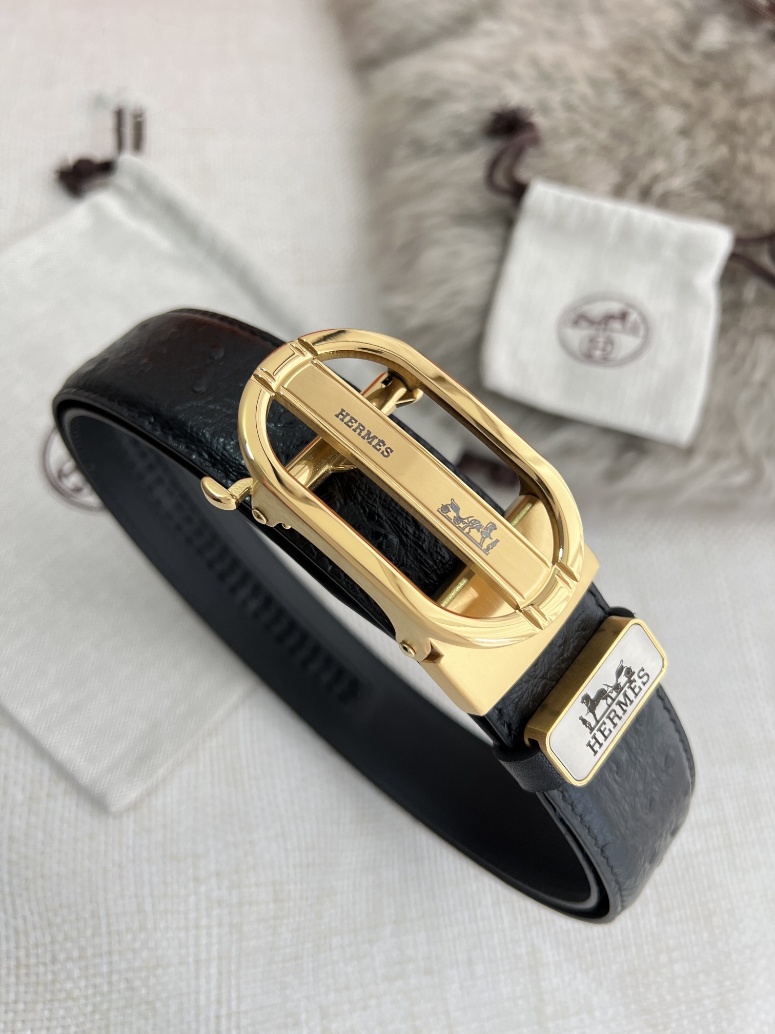 【HERMES】(エルメス) 3.5cm   ベルト メンズ-BRAND OFF