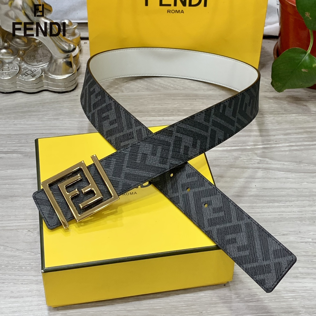 【2026】【FENDI】(フェンディ) 3.5cm   ベルト メンズ-BRAND OFF