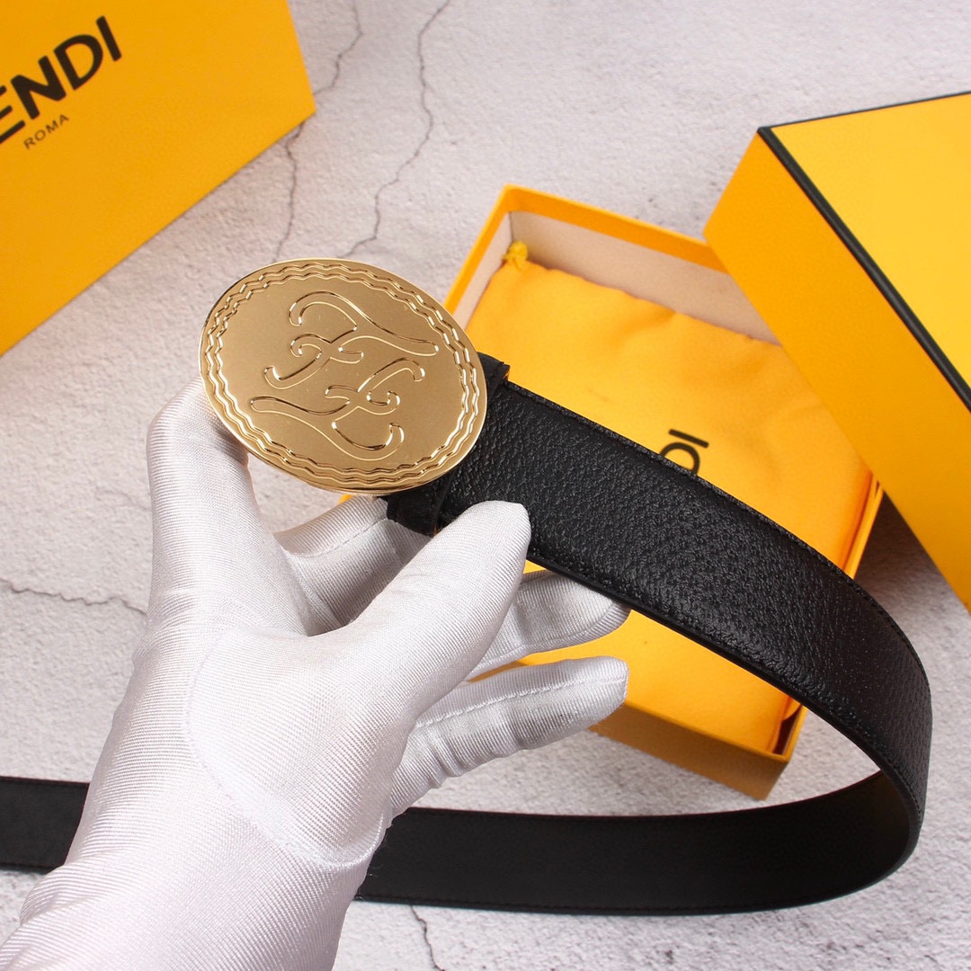 【FENDI】(フェンディ) 3.5cm   ベルト メンズ-BRAND OFF