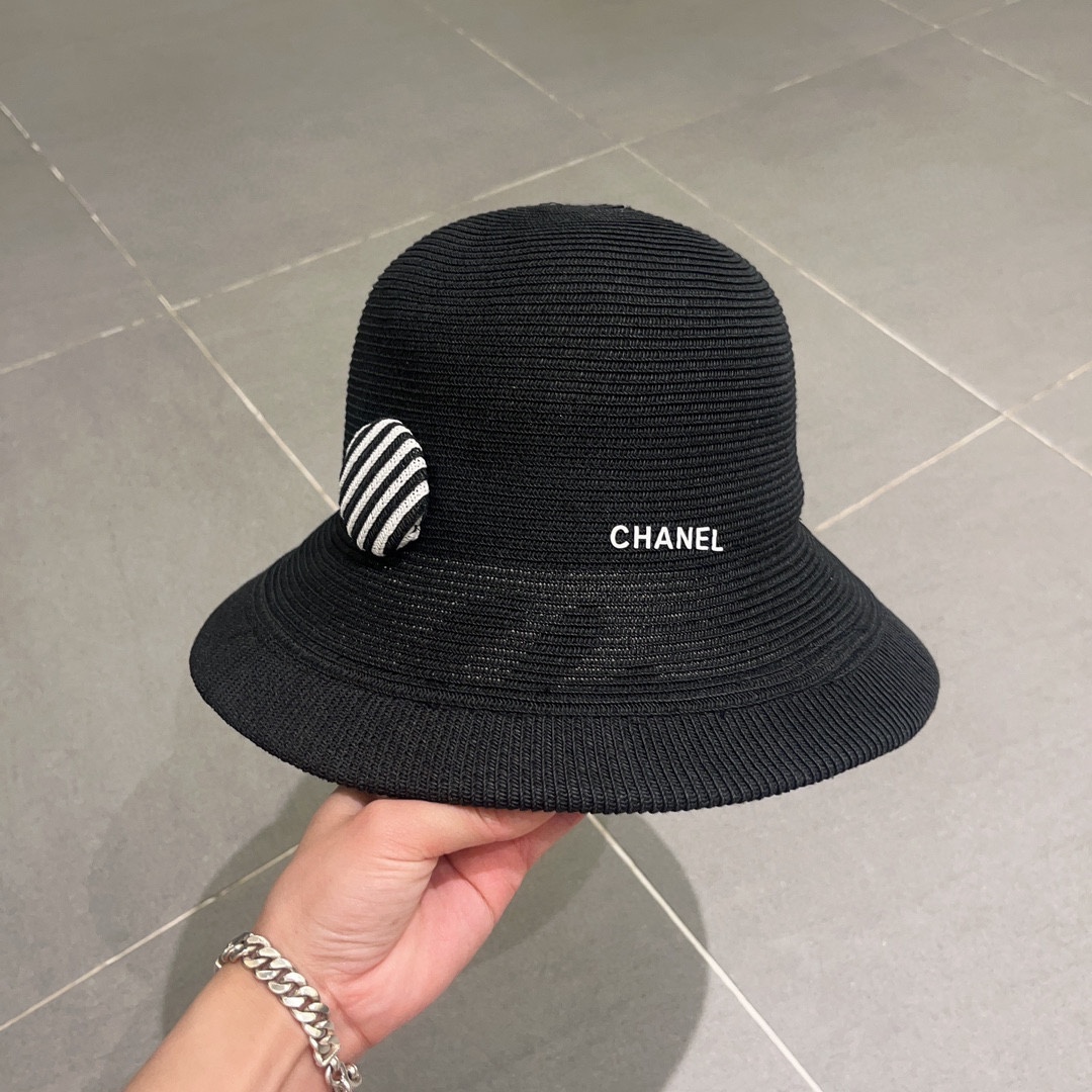 【CHANEL  シャネル】【数量限定】 麦わら帽子-BRAND OFF