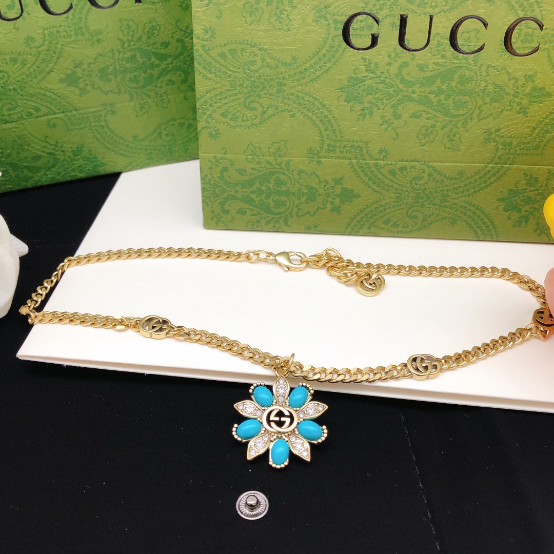 【2026】【GUCCI】ネックレス、新しいネックレス万能シンプルファッションオーナメント-BRAND OFF