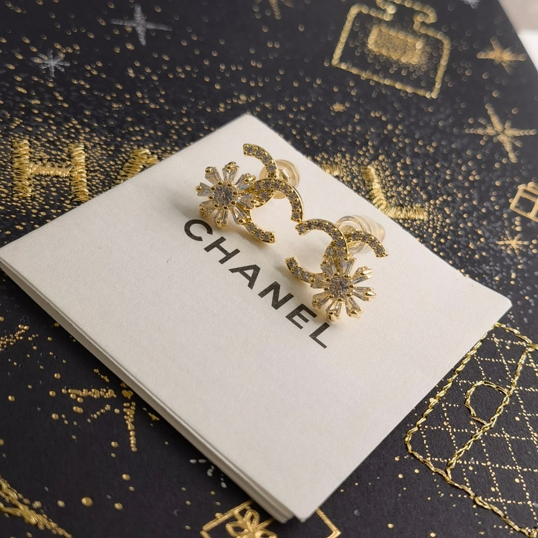【2026】【CHANEL 】 シャネル   ファッションスタイルのイヤリング-BRAND OFF