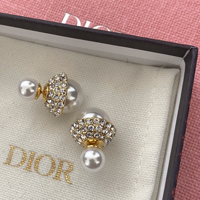 【DIOR】ディオール  ファッションスタイルのイヤリング-BRAND OFF