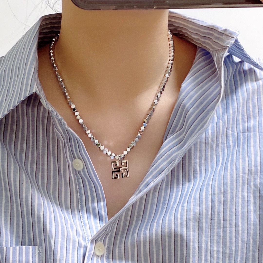 【2026】【GIVENCHY 】ネックレス、新しいネックレス万能シンプルファッションオーナメント-BRAND OFF