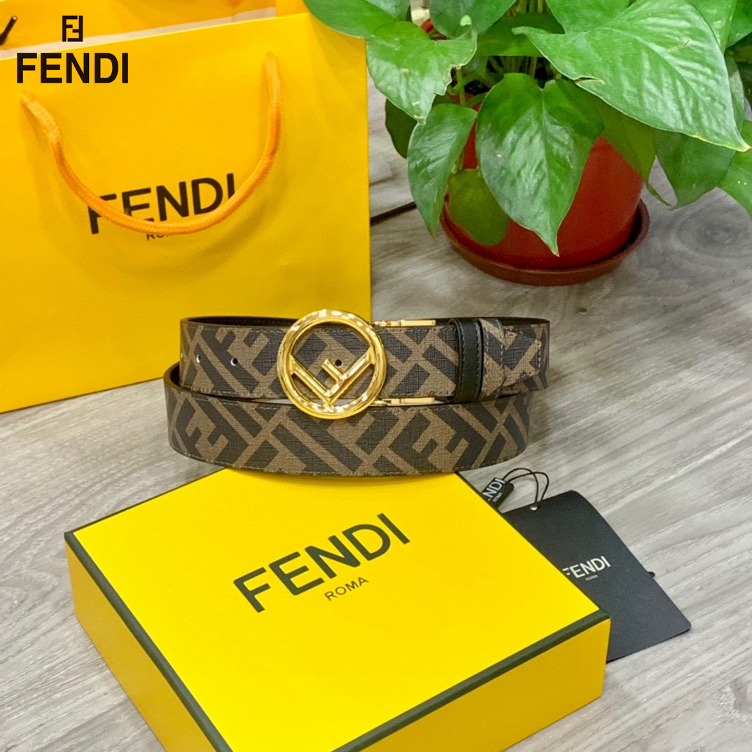 【FENDI】(フェンディ) 3.5cmベルト メンズ-BRAND OFF