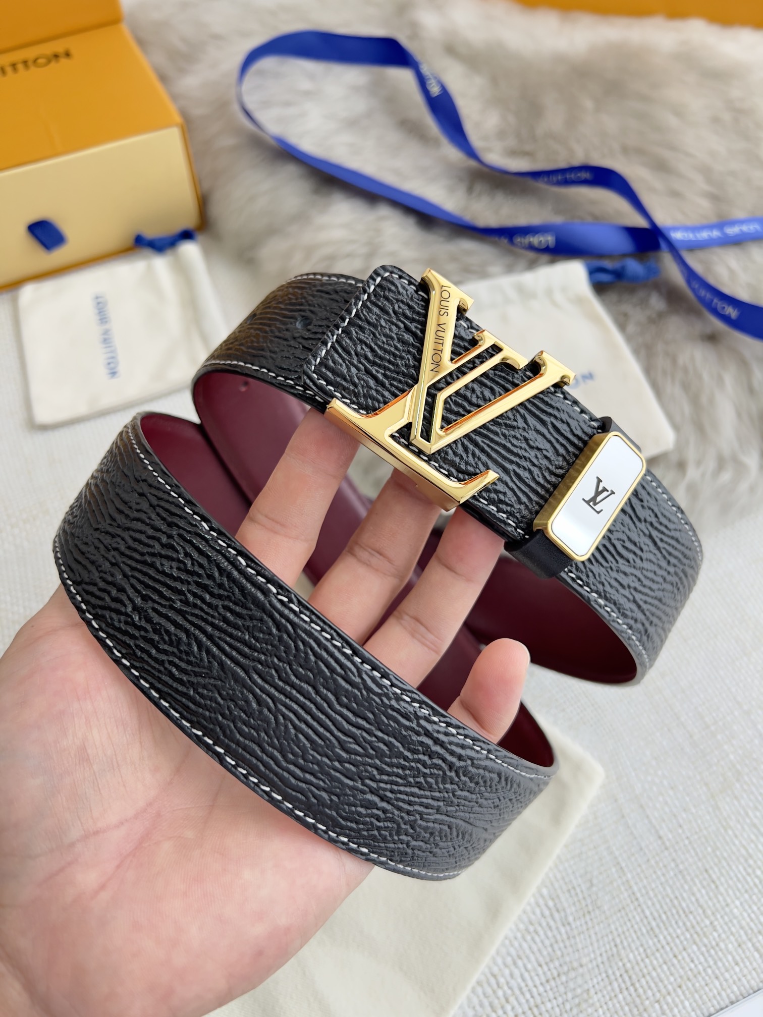 【2026】【LOUIS VUITTON】(ルイヴィトン) 3.8cmベルト メンズ-BRAND OFF