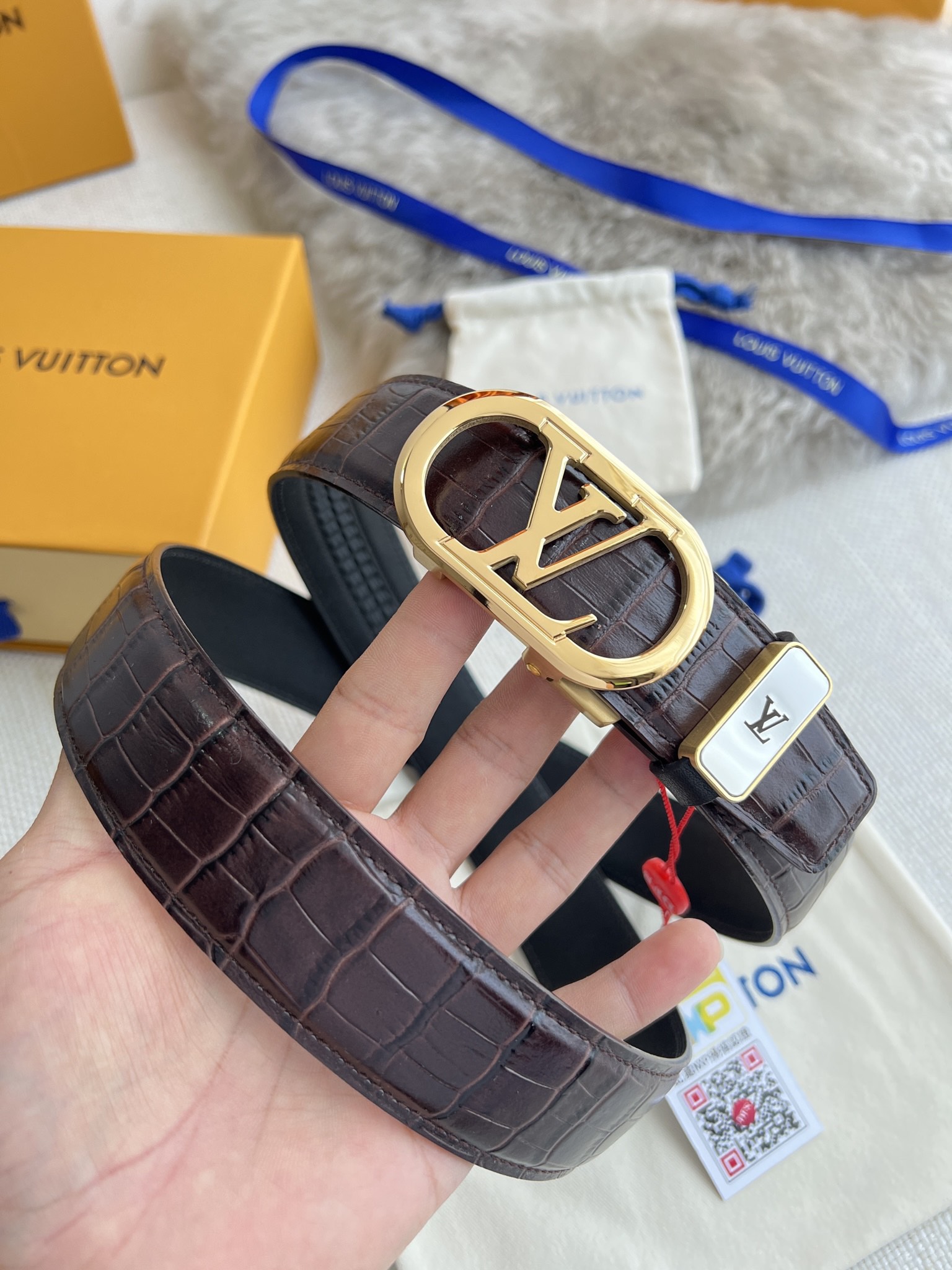 【LOUIS VUITTON】(ルイヴィトン) 3.5cmベルト メンズ-BRAND OFF