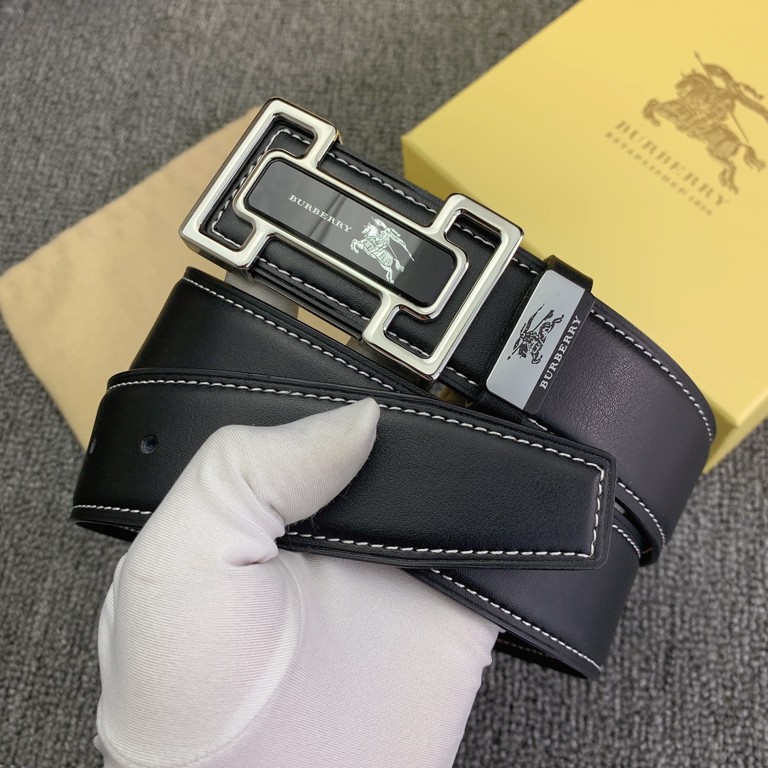 【2026】【BURBERRY 】(バーバリー) 3.8cmベルト メンズ-BRAND OFF
