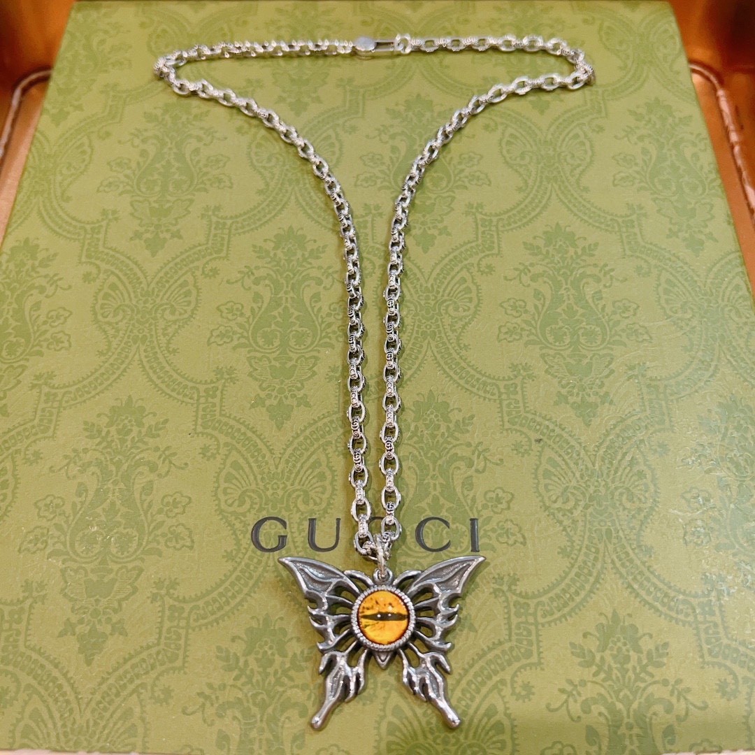 【GUCCI 】ネックレス、新しいネックレス万能シンプルファッションオーナメント-BRAND OFF