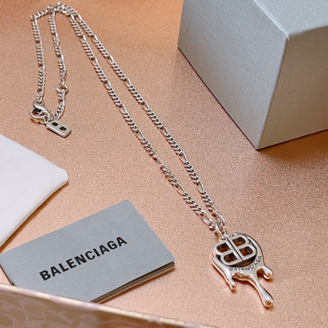 【BALENCIAGA 】ネックレス、新しいネックレス万能シンプルファッションオーナメント-BRAND OFF