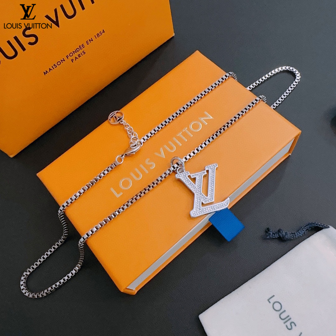 【2026】【LOUIS VUITTON】ネックレス、新しいネックレス万能シンプルファッションオーナメント-BRAND OFF