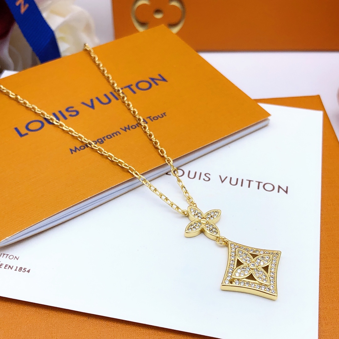【2026】【LOUIS VUITTON】ネックレス、新しいネックレス万能シンプルファッションオーナメント-BRAND OFF