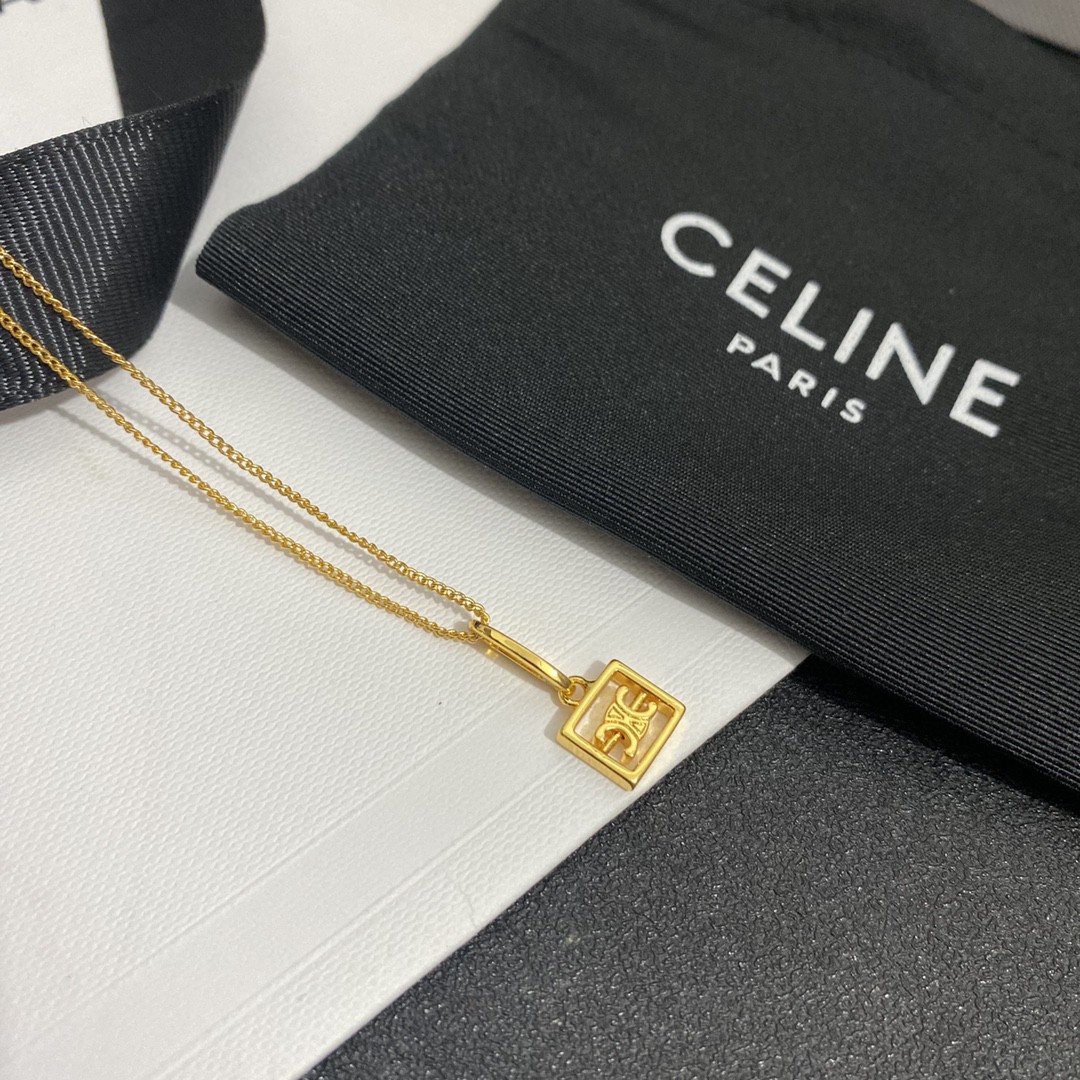 【CELINE】ネックレス、新しいネックレス万能シンプルファッションオーナメント-BRAND OFF