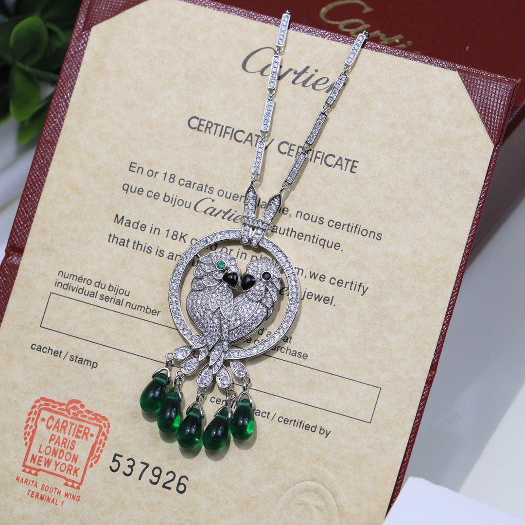 【CARTIER】ネックレス、新しいネックレス万能シンプルファッションオーナメント-BRAND OFF