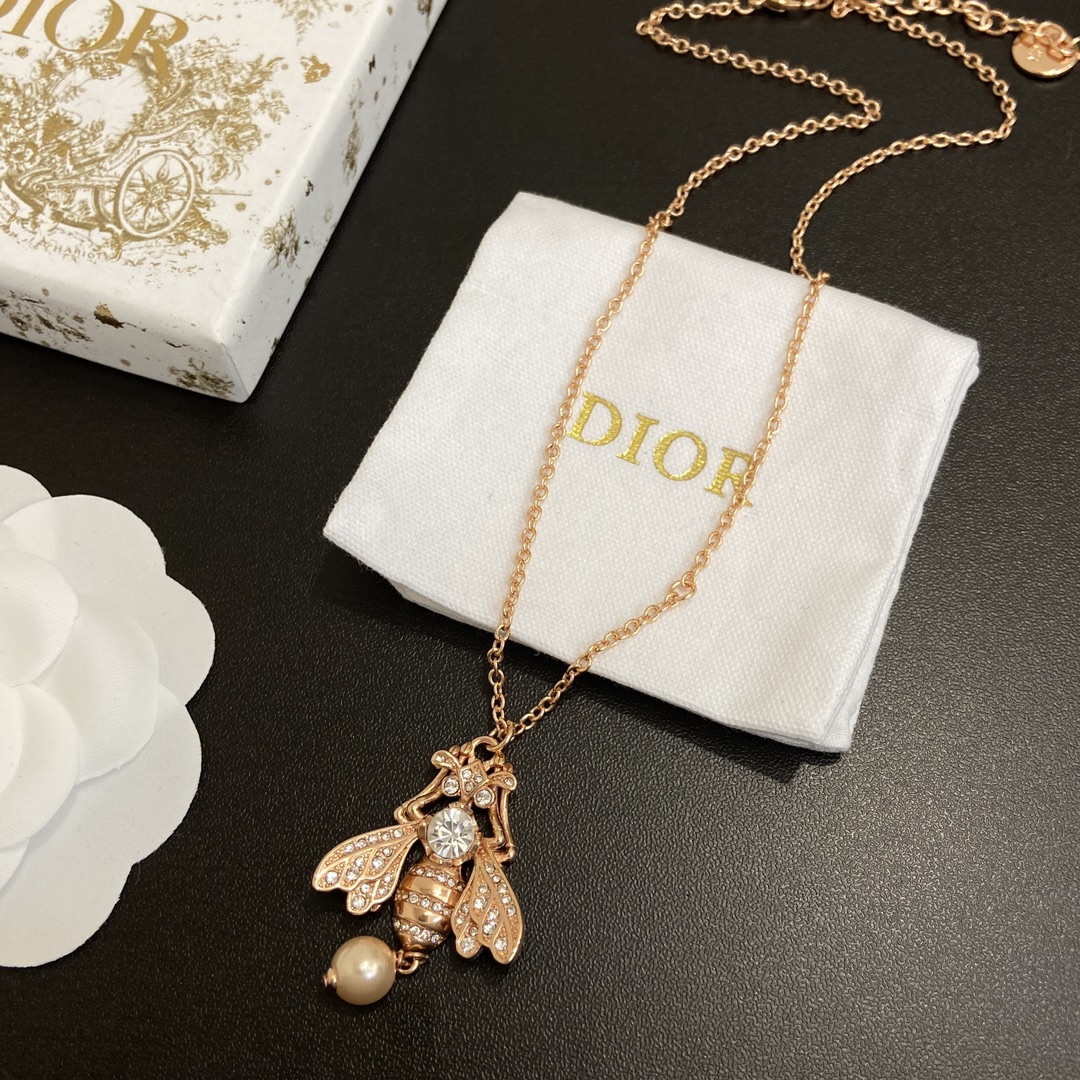 【DIOR】ネックレス、新しいネックレス万能シンプルファッションオーナメント-BRAND OFF