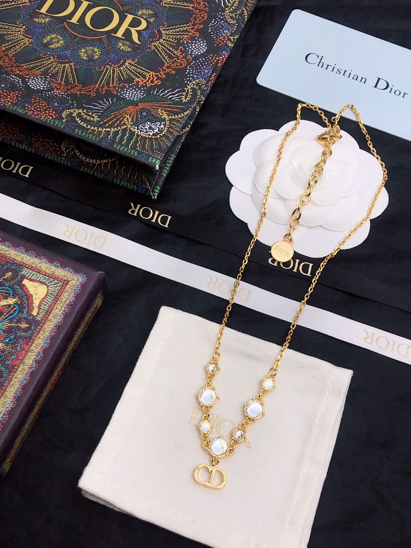 【DIOR】ネックレス、新しいネックレス万能シンプルファッションオーナメント-BRAND OFF