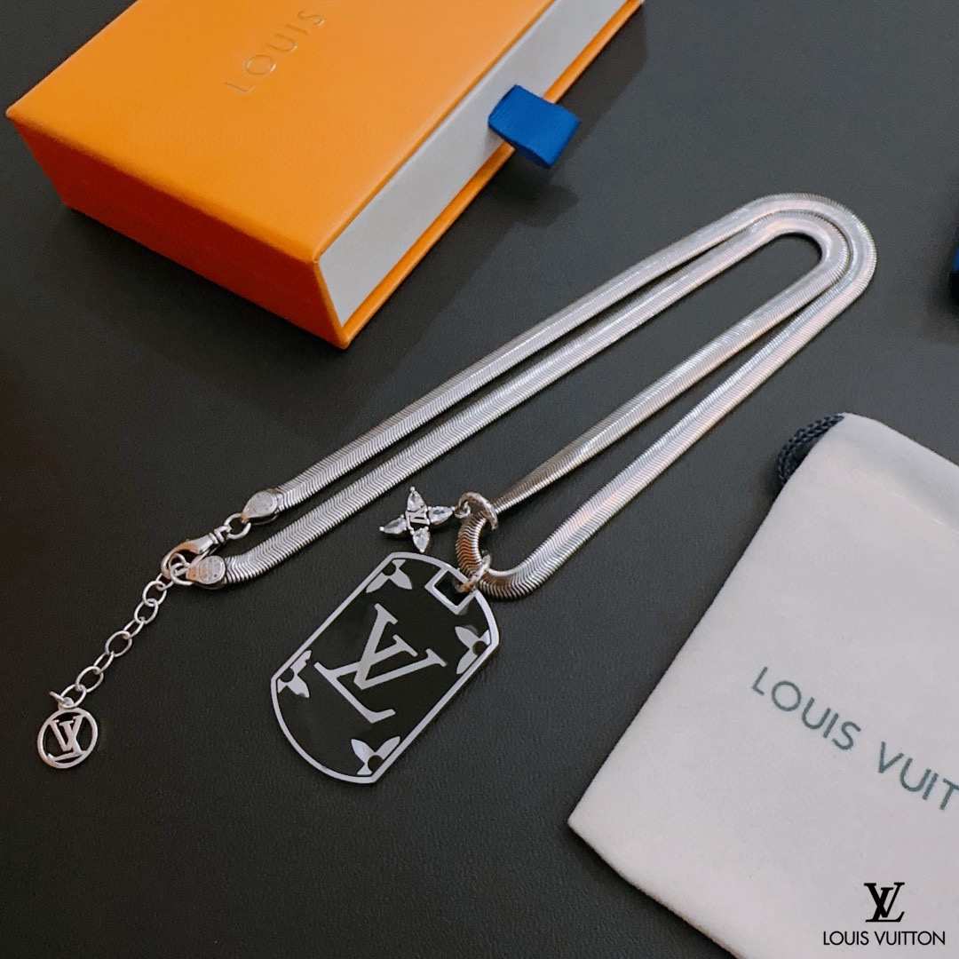 【2026】【LOUIS VUITTON】ネックレス、新しいネックレス万能シンプルファッションオーナメント-BRAND OFF