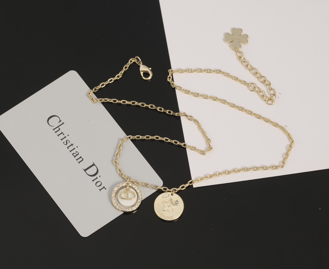 【2026】【 DIOR】ネックレス、新しいネックレス万能シンプルファッションオーナメント-BRAND OFF