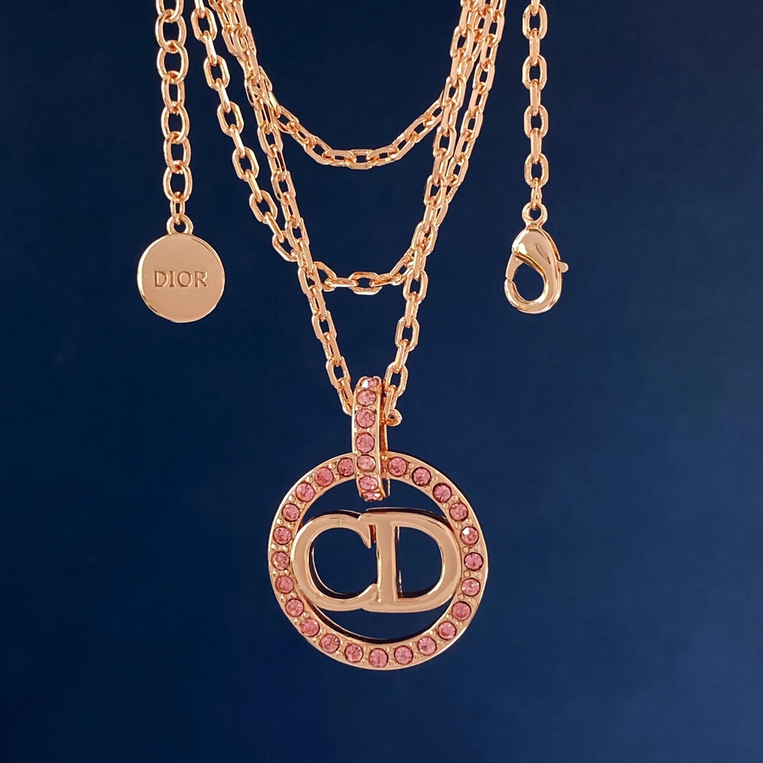 【 DIOR】ネックレス、新しいネックレス万能シンプルファッションオーナメント-BRAND OFF