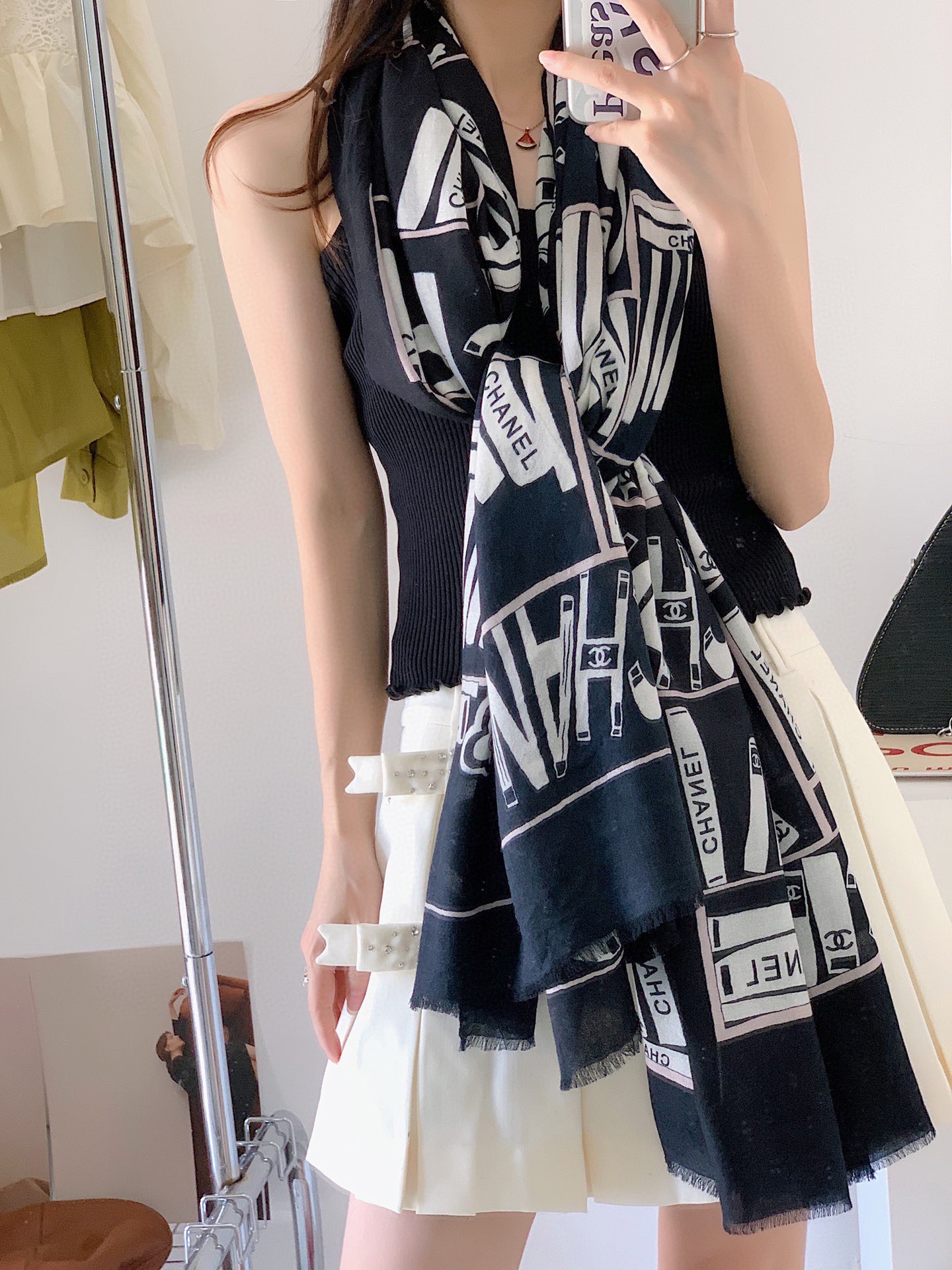 【2026】【CHANEL  シャネル 】スカーフ100*200CM-BRAND OFF