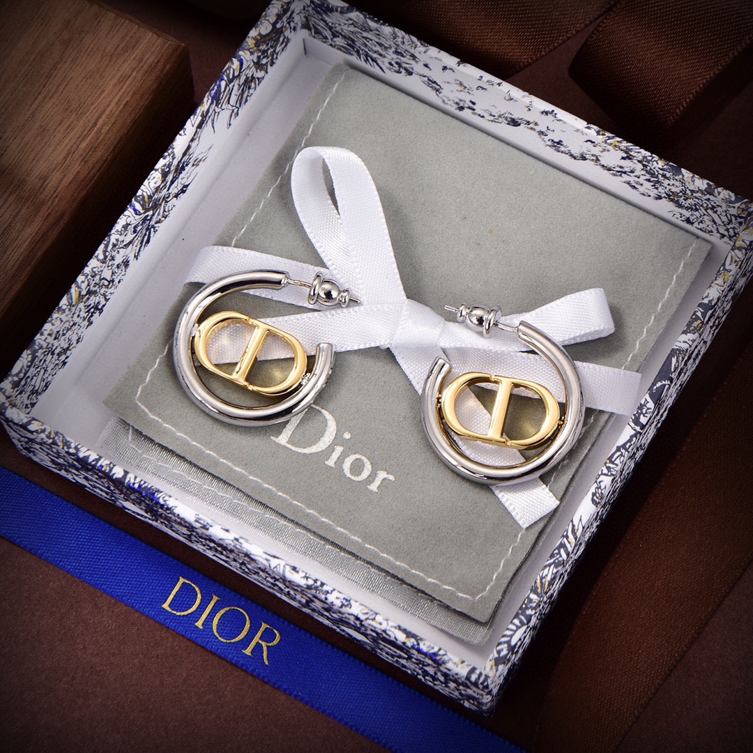 【2026】【DIOR】ディオール  ファッションスタイルのイヤリング-BRAND OFF
